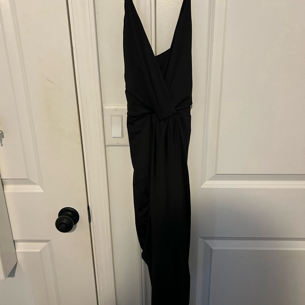 Charlotte Russe Black Backless Dress